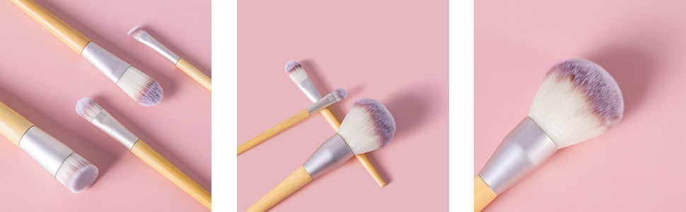 5-teiliges umweltfreundliches Make-up-Pinsel-Set