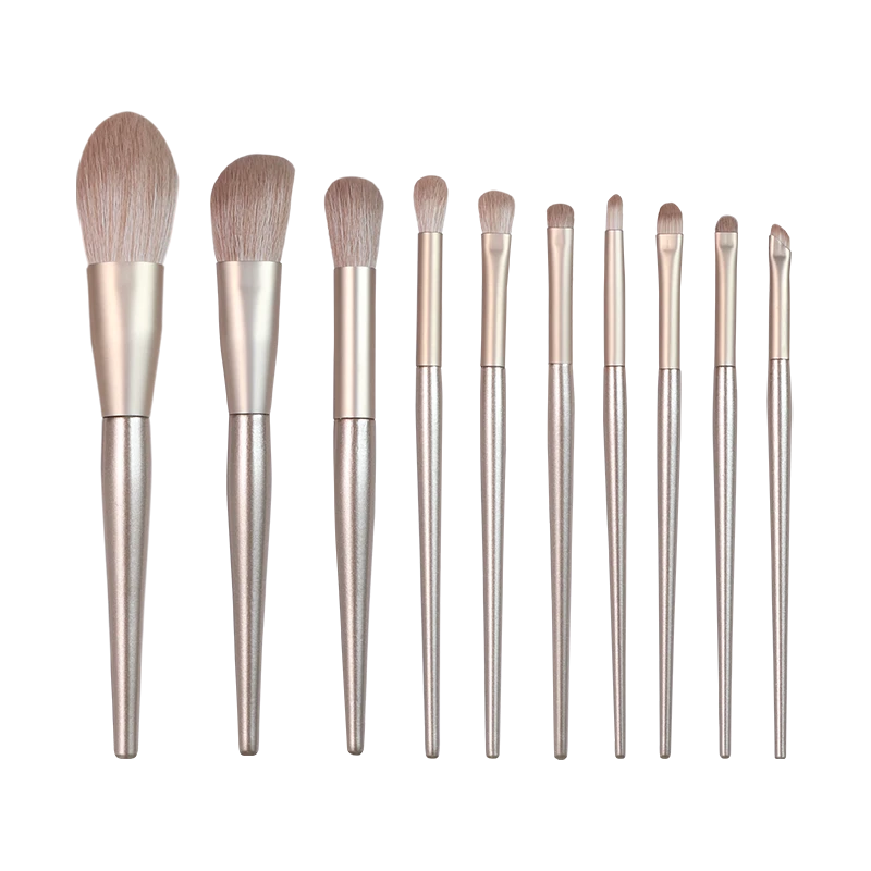 10-teiliges veganes Make-up-Pinsel-Set &ndash; OEM-Service